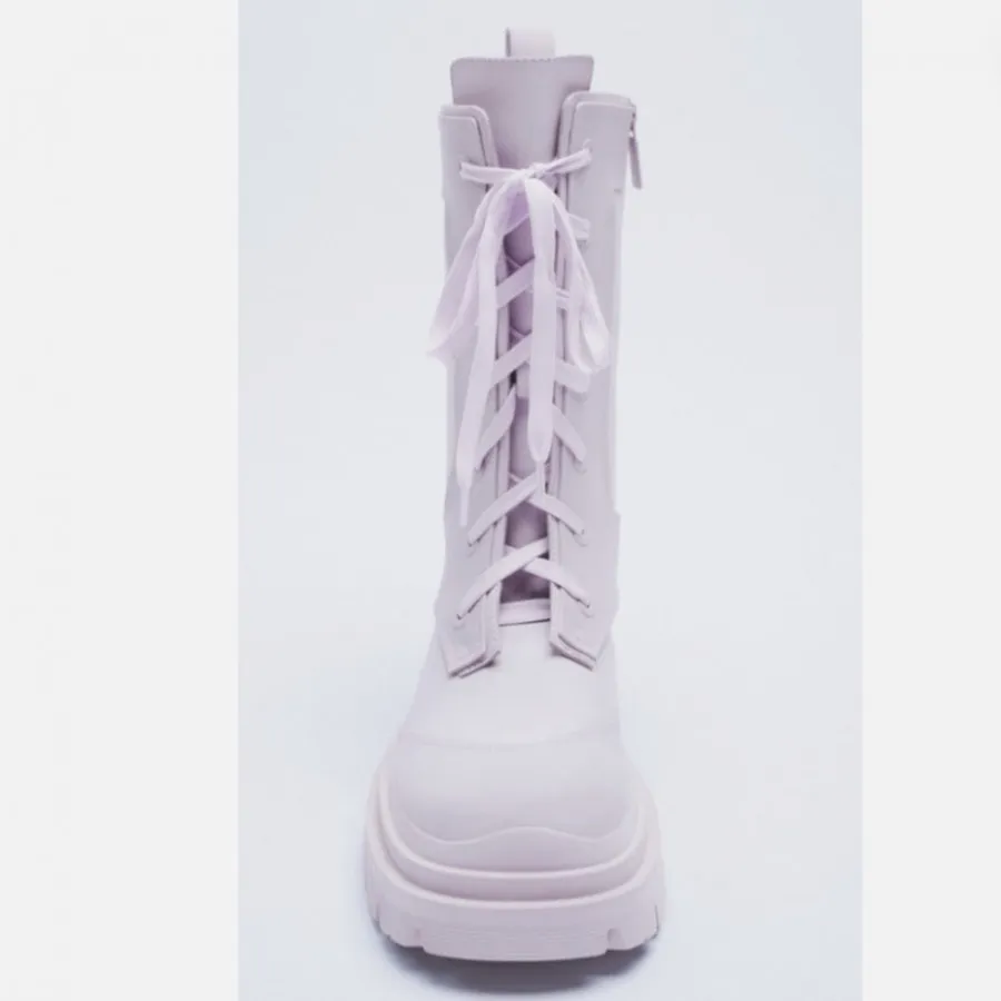 بوت بنفش  برند زارا Zara