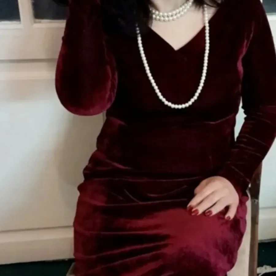 پیراهن مخمل مجلسی