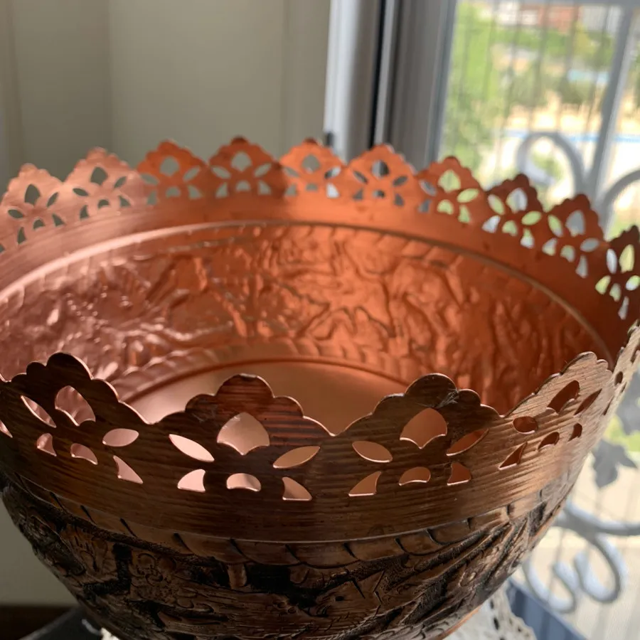 آجیل خوری پایه دار مس