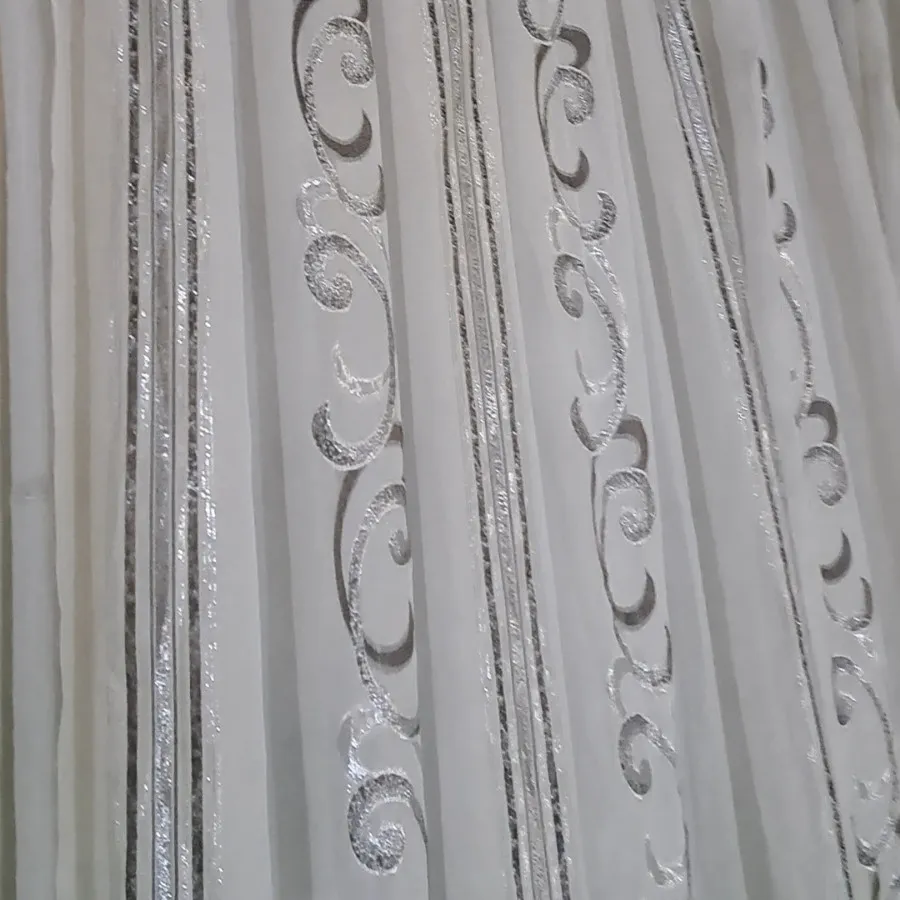 پرده پلیسه  حریر  حراج