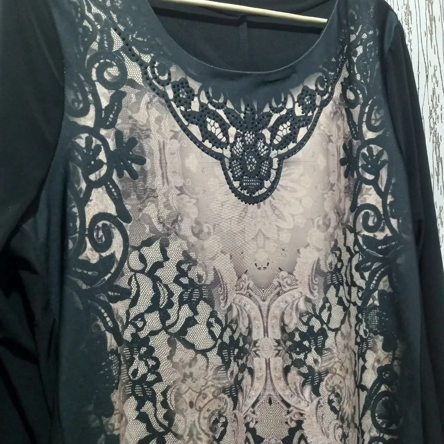 پیراهن ریون کشی نو