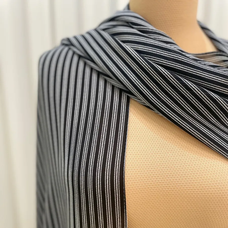 شال حریر راه راه