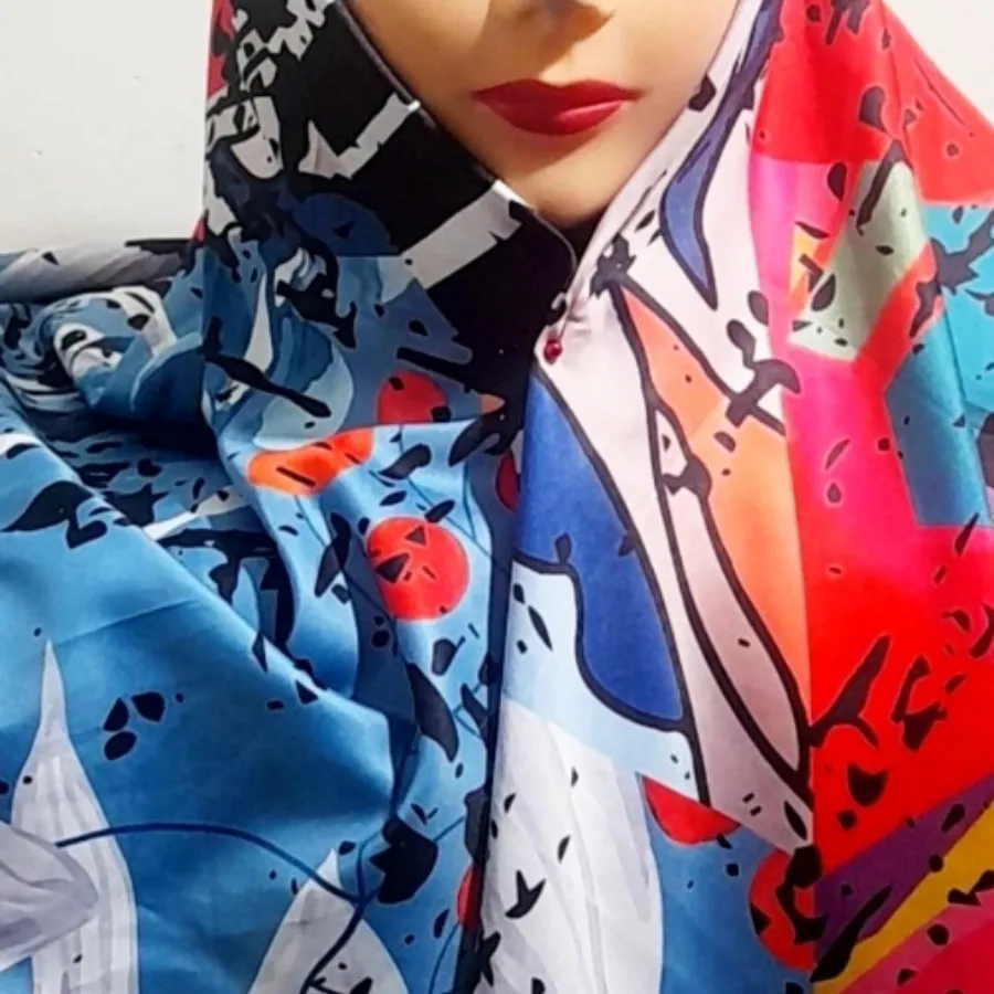 روسری ساتن مجلسی