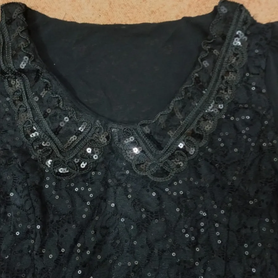 پیراهن گیپور پولکی