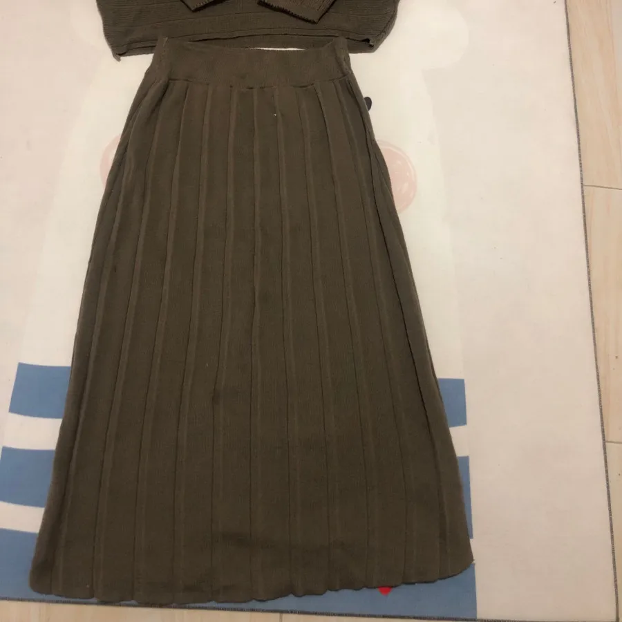 ست بلوز و‌دامن بافت