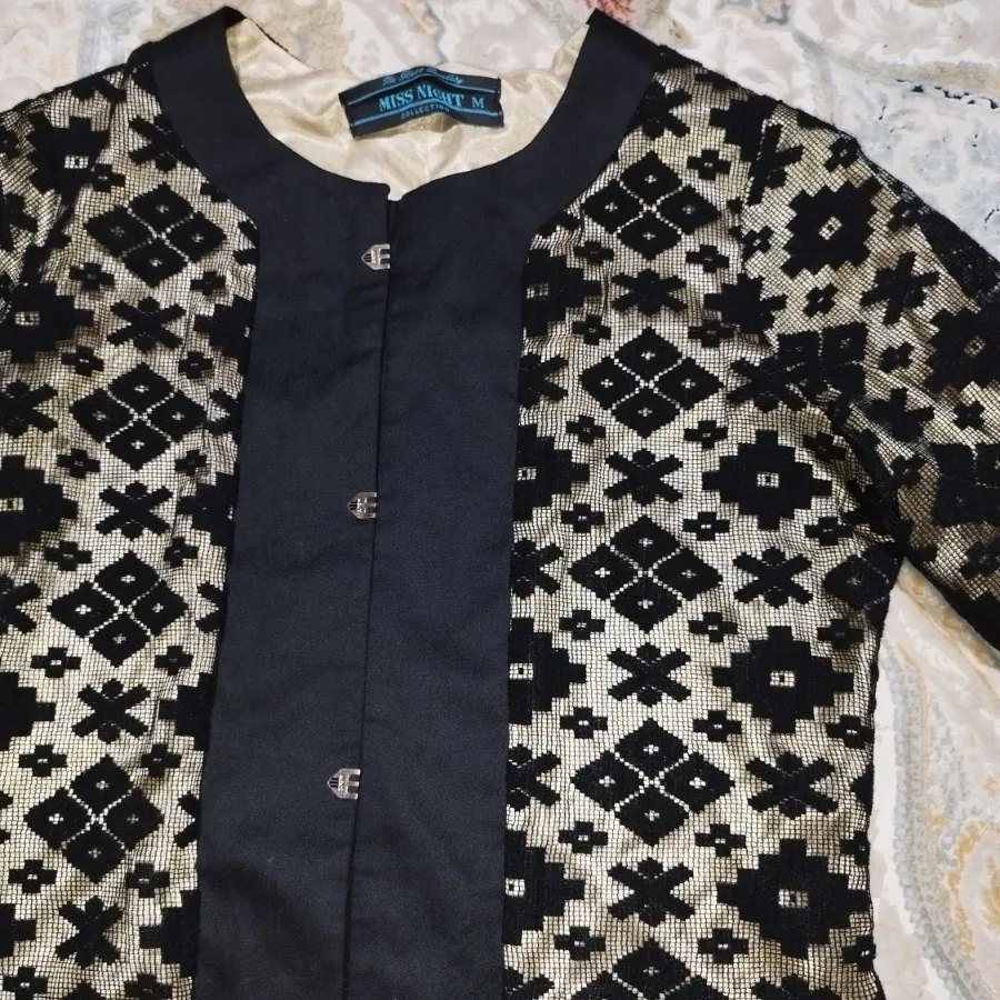 مانتو مجلسی مشکی