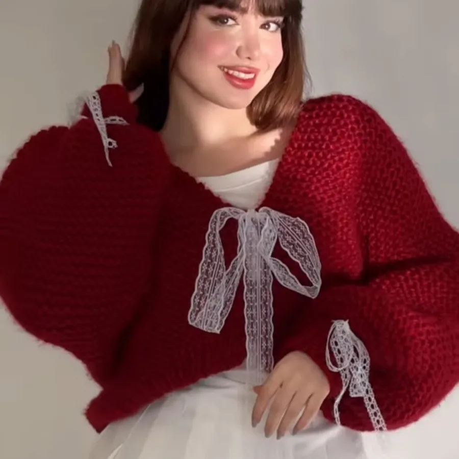 ژاکت دستبافت زنانه