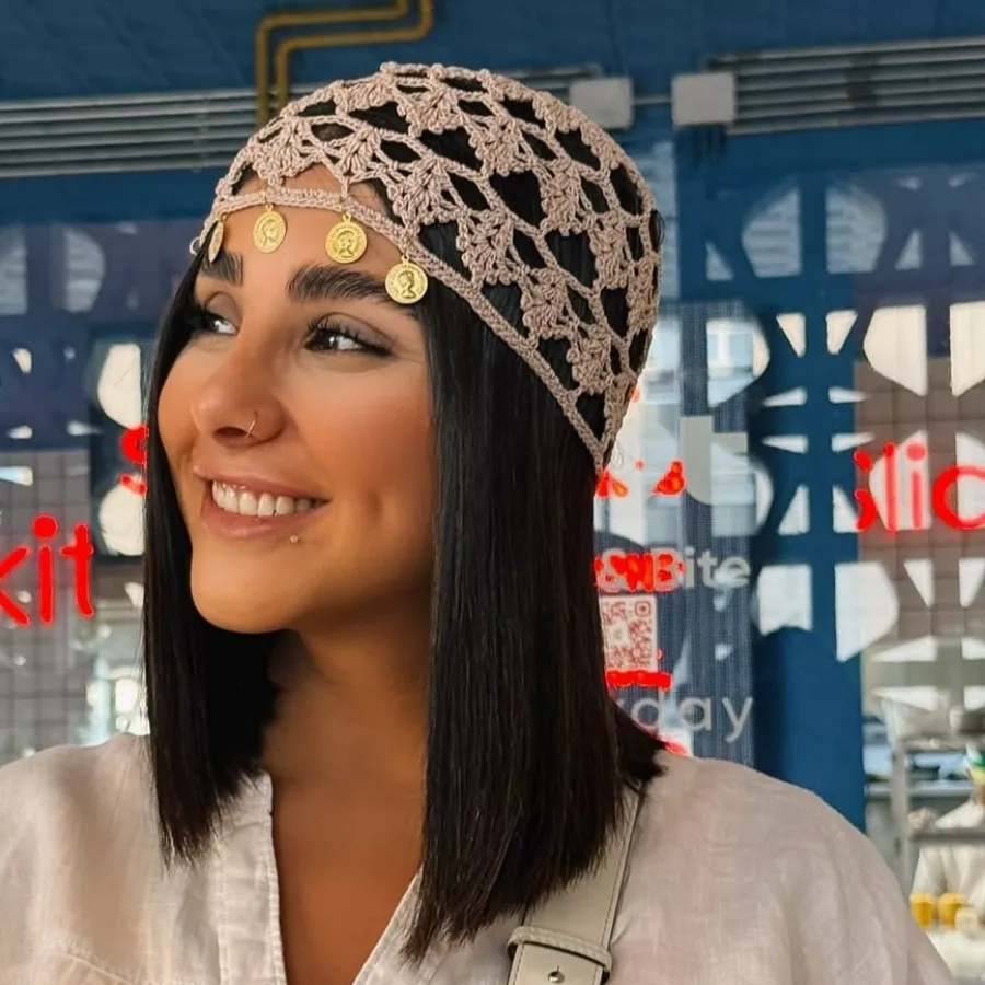 کلاه‌ لیونی دستبافت