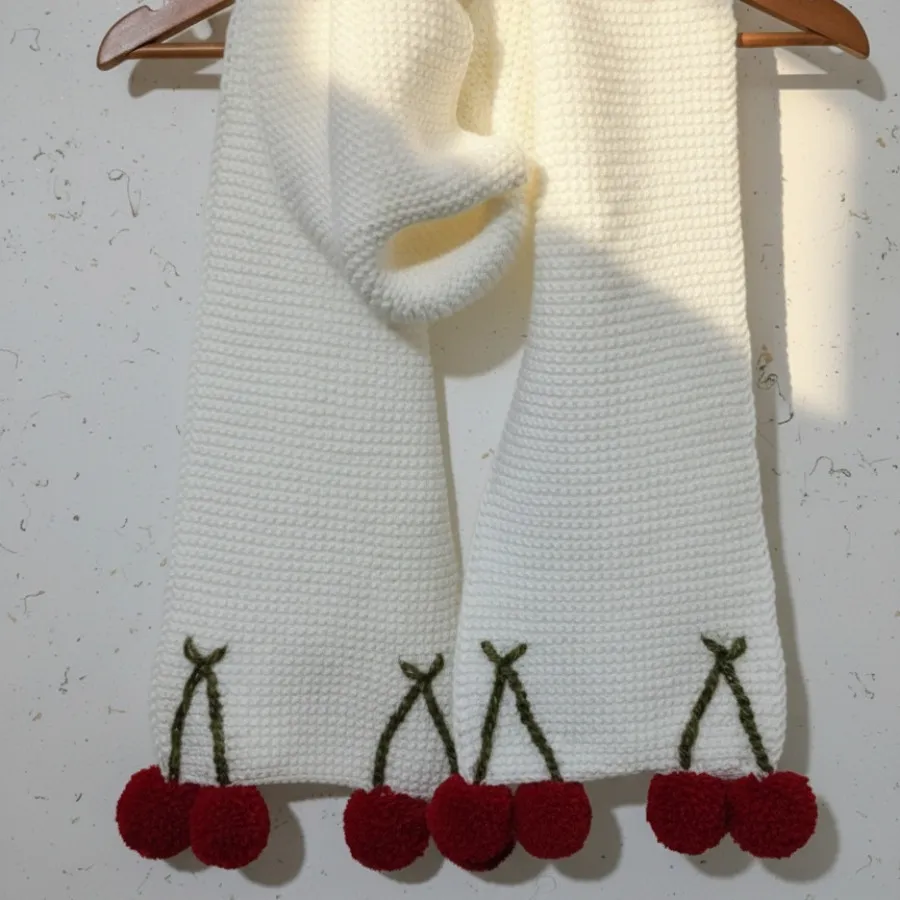 شال گردن و هدبند گیلاسی