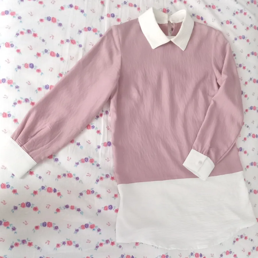 شومیز دو رنگ