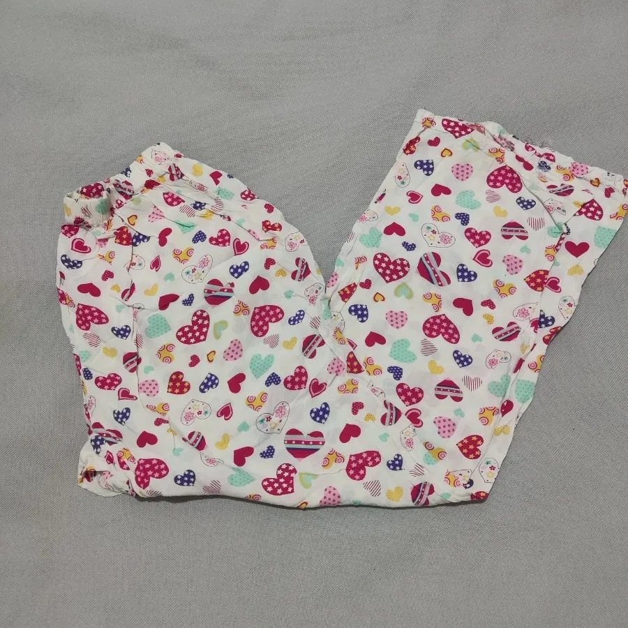 شلوار نخی نیم بگ