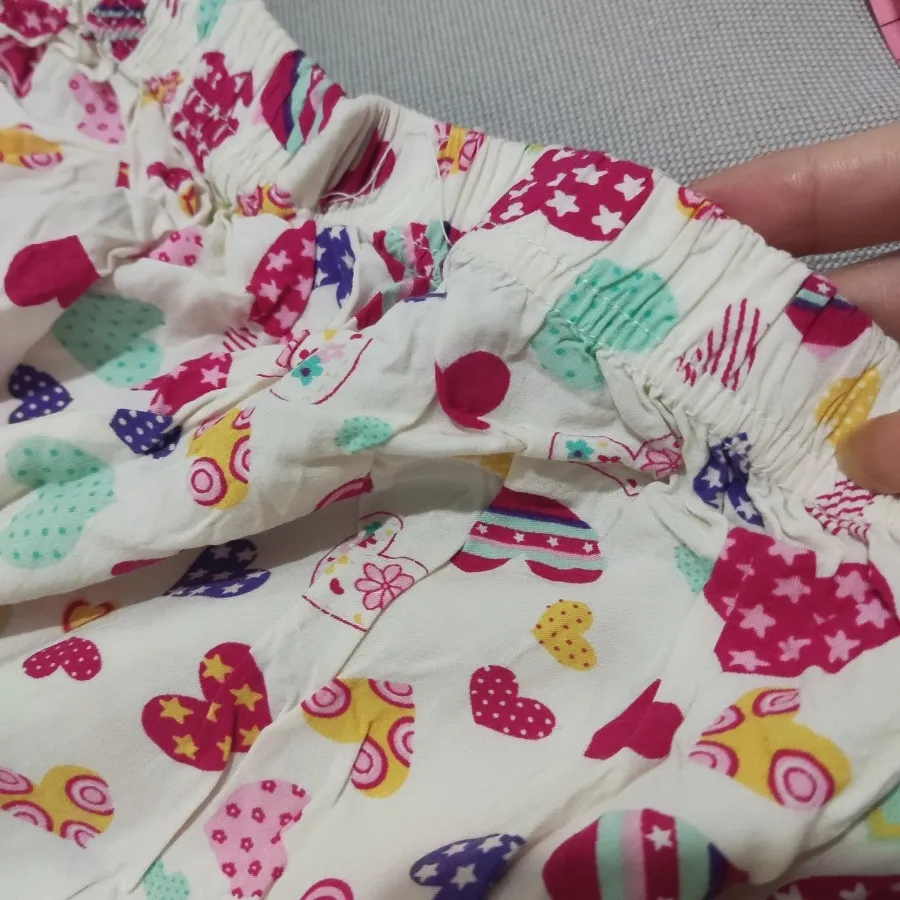 شلوار نخی نیم بگ