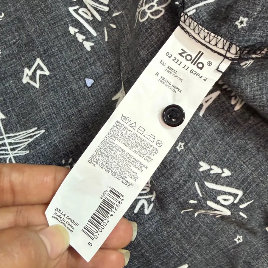 شومیز نخی برند zolla نو