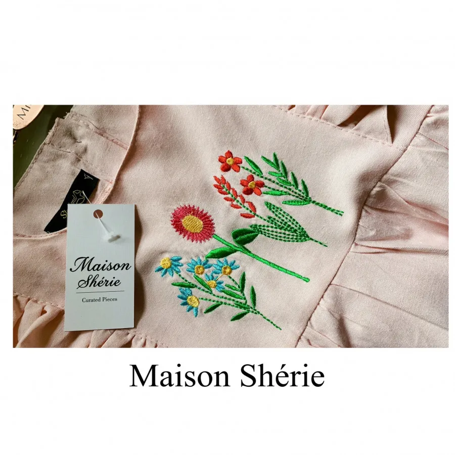 پیراهن گلدوزی کودک