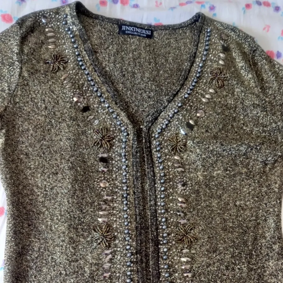 شومیز سبز مجلسی یلدا