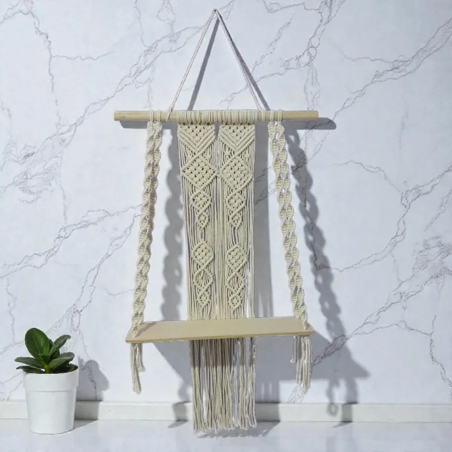 شلف مکرومه یک طبقه