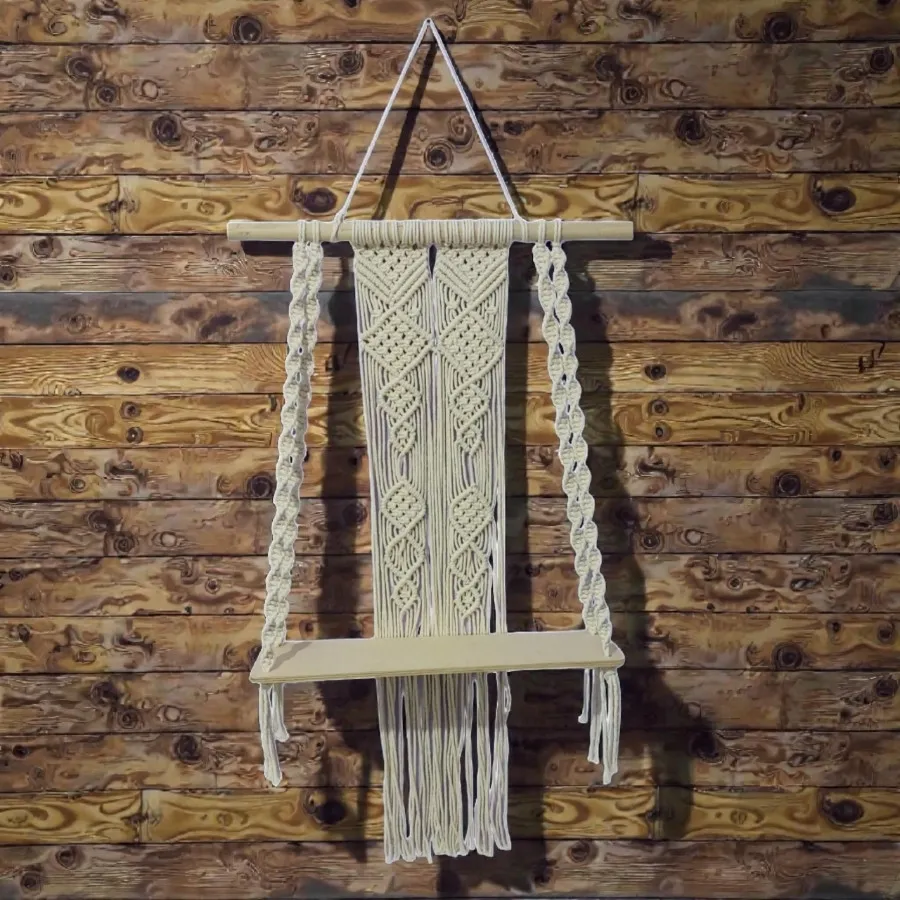 شلف مکرومه یک طبقه