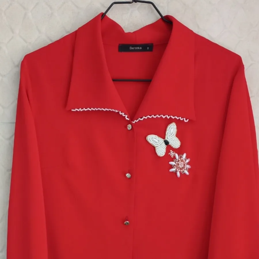 شومیز کرپ مجلسی