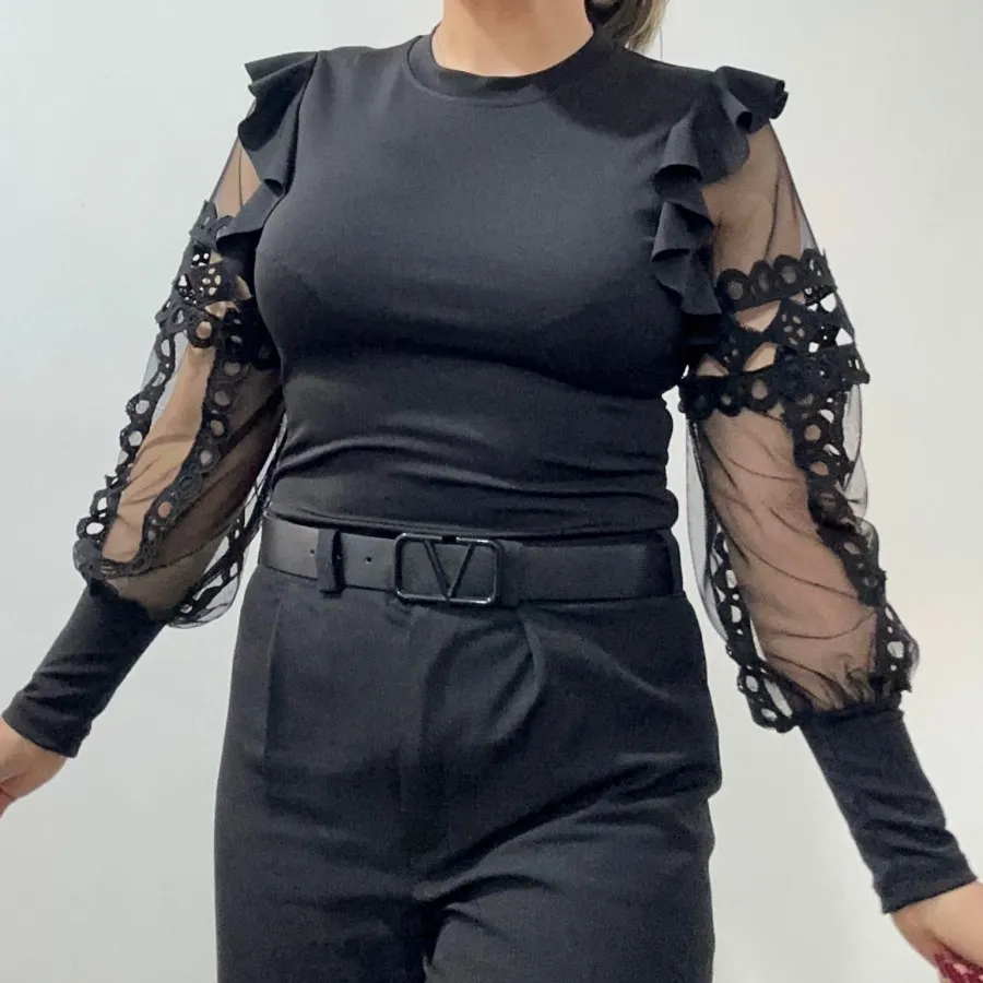 شومیز ریون گرم بالا