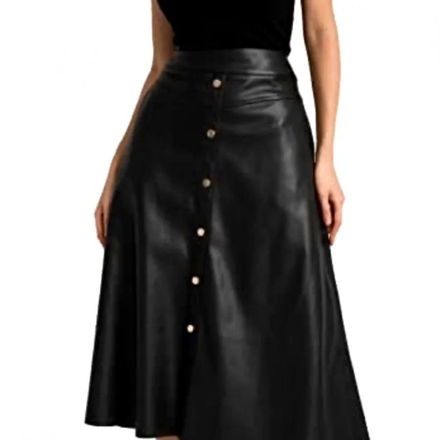 دامن چرم زارا