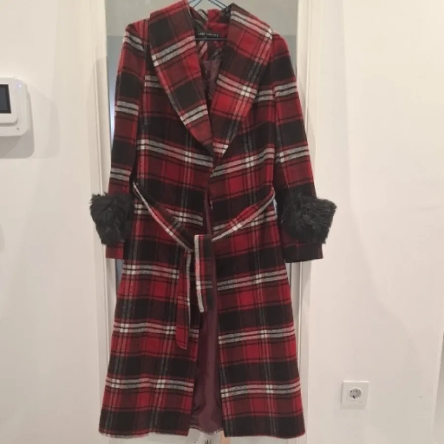 پالتو چهارخانه زارا