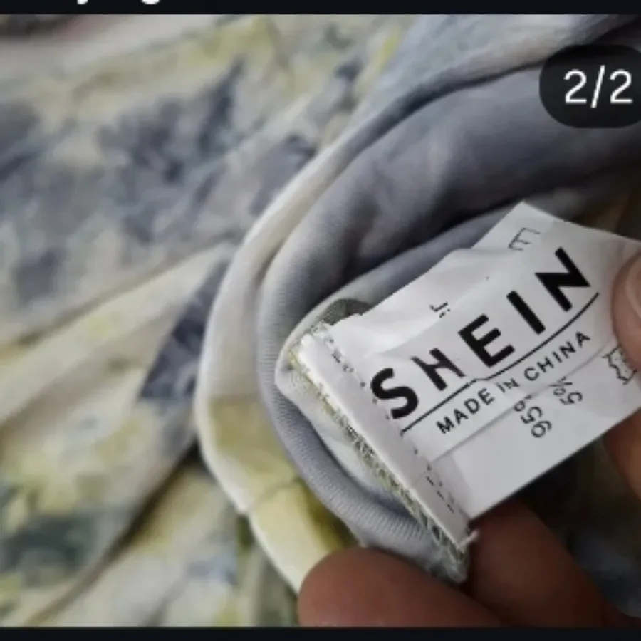 تونیک مخمل  برند  shein