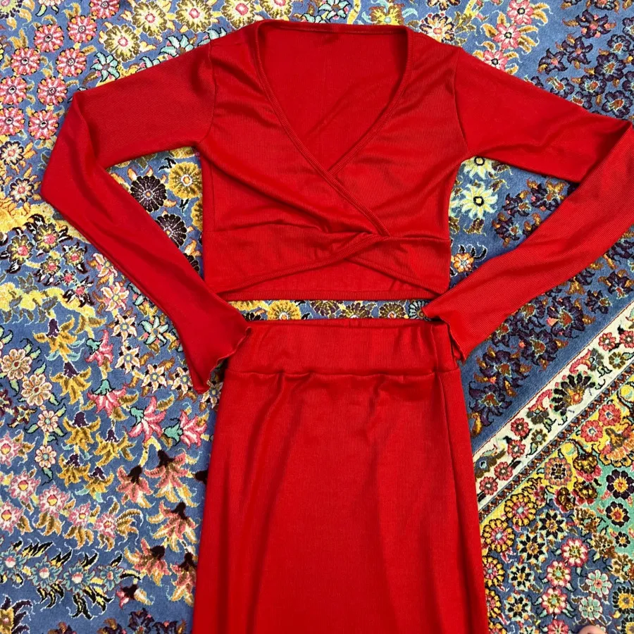 ست ماکسی و نیم تنه یلدایی