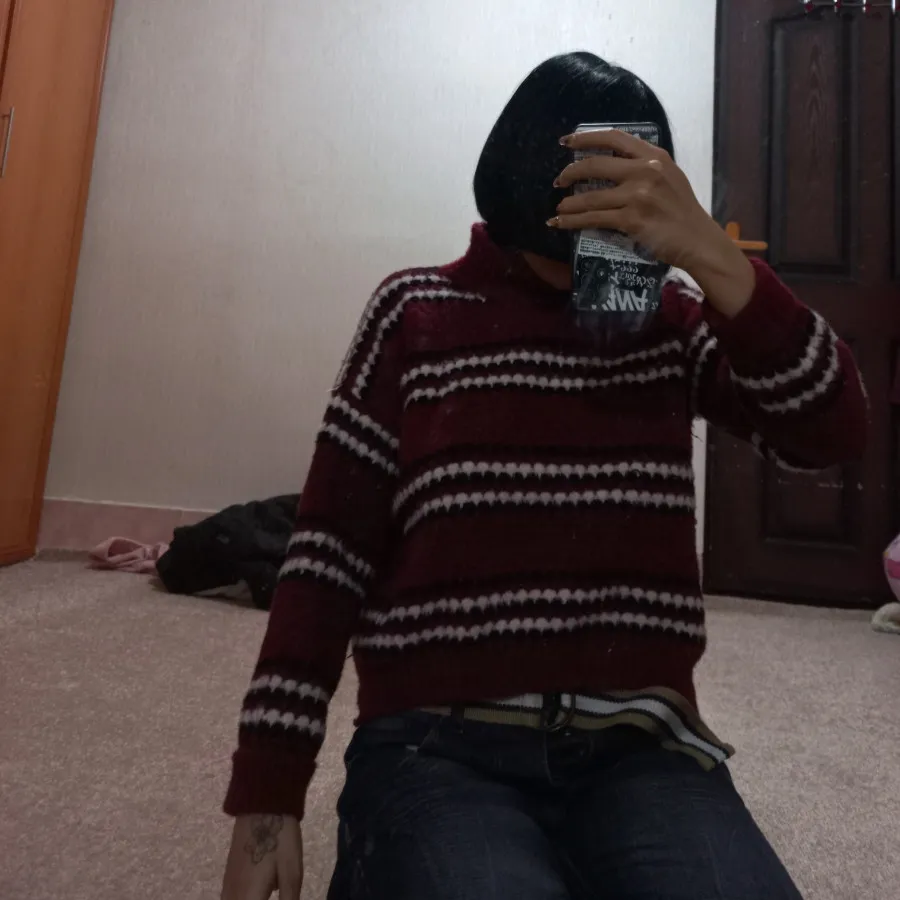 بافت یقه اسکی بسیار ضخیم