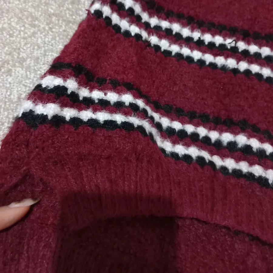 بافت یقه اسکی بسیار ضخیم