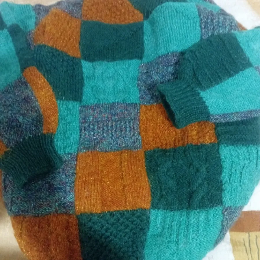 پلیور بافت چهل تیکه