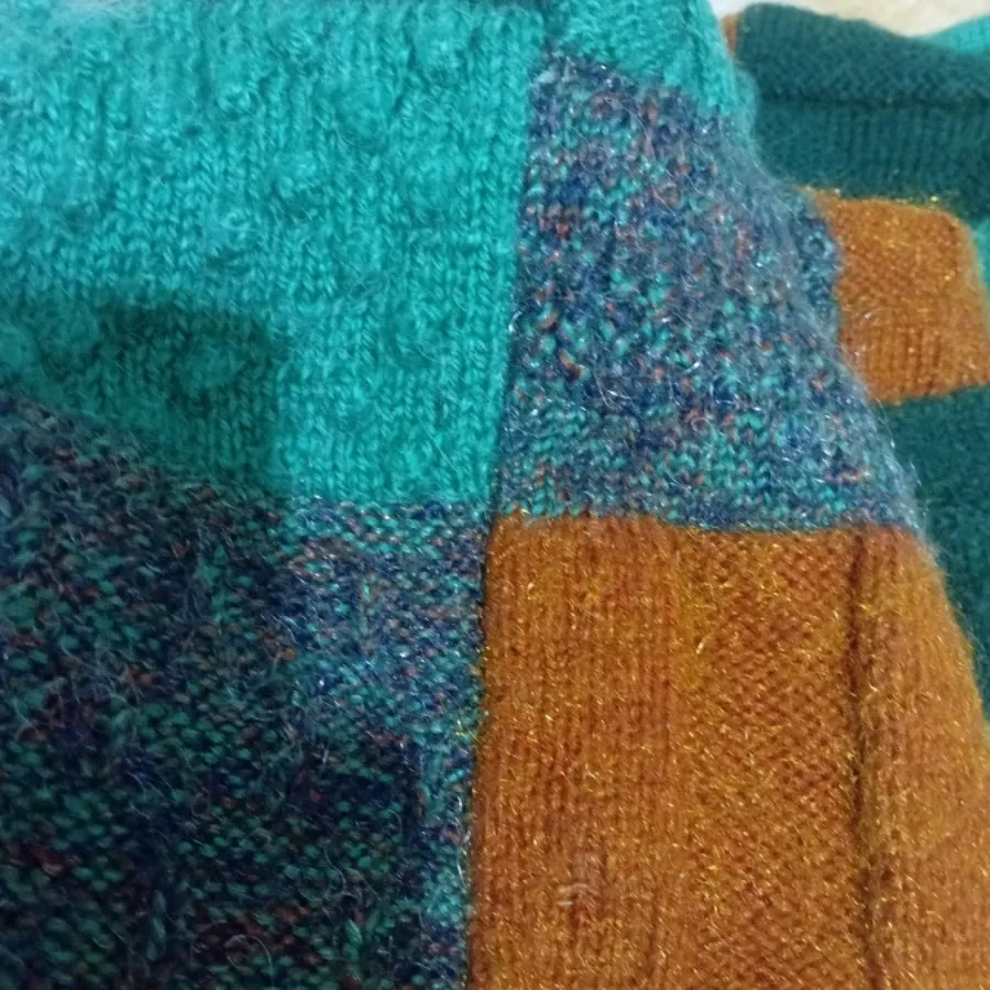 پلیور بافت چهل تیکه