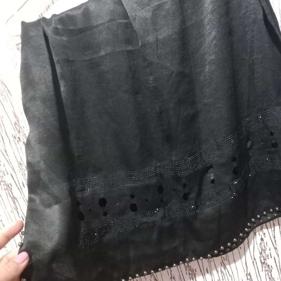 شال مشکی مجلسی نو