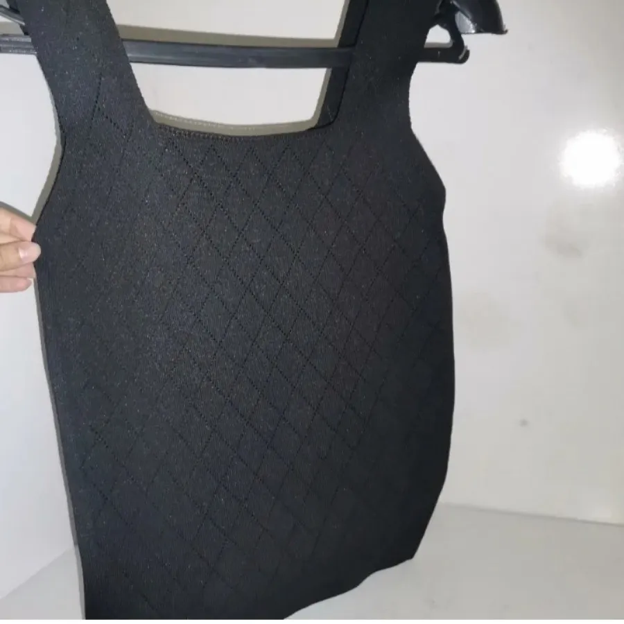 دوعدد تاپ بافت قرمز مشکی