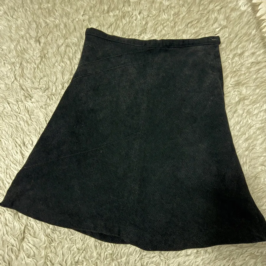 دامن مشکی طرح خط دار