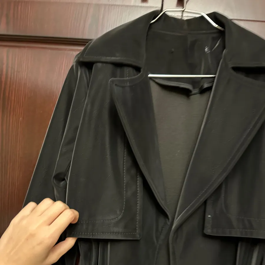 پالتو چرم بلند خارجی