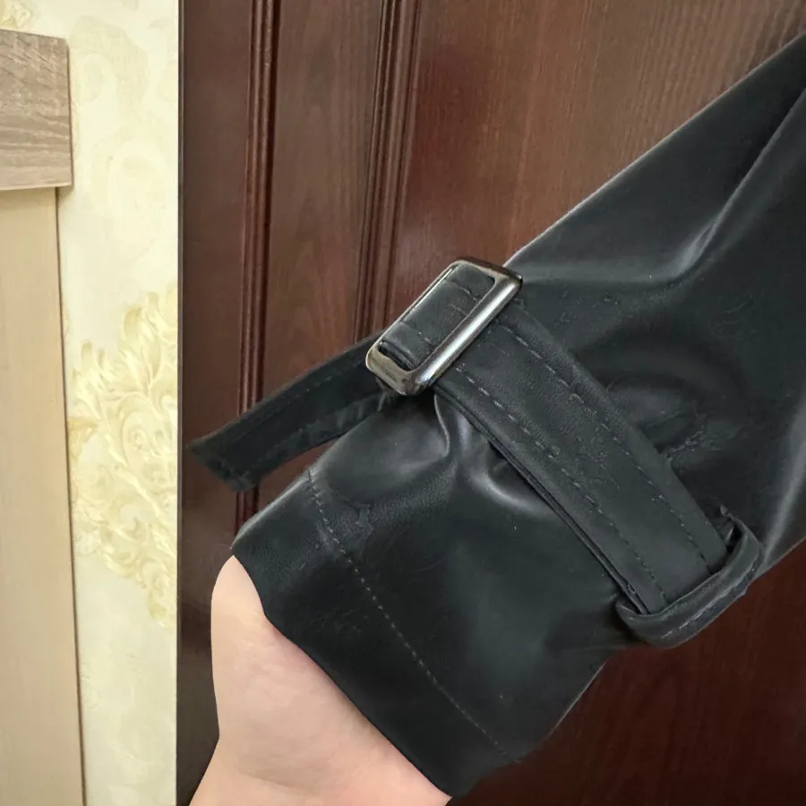 پالتو چرم بلند خارجی