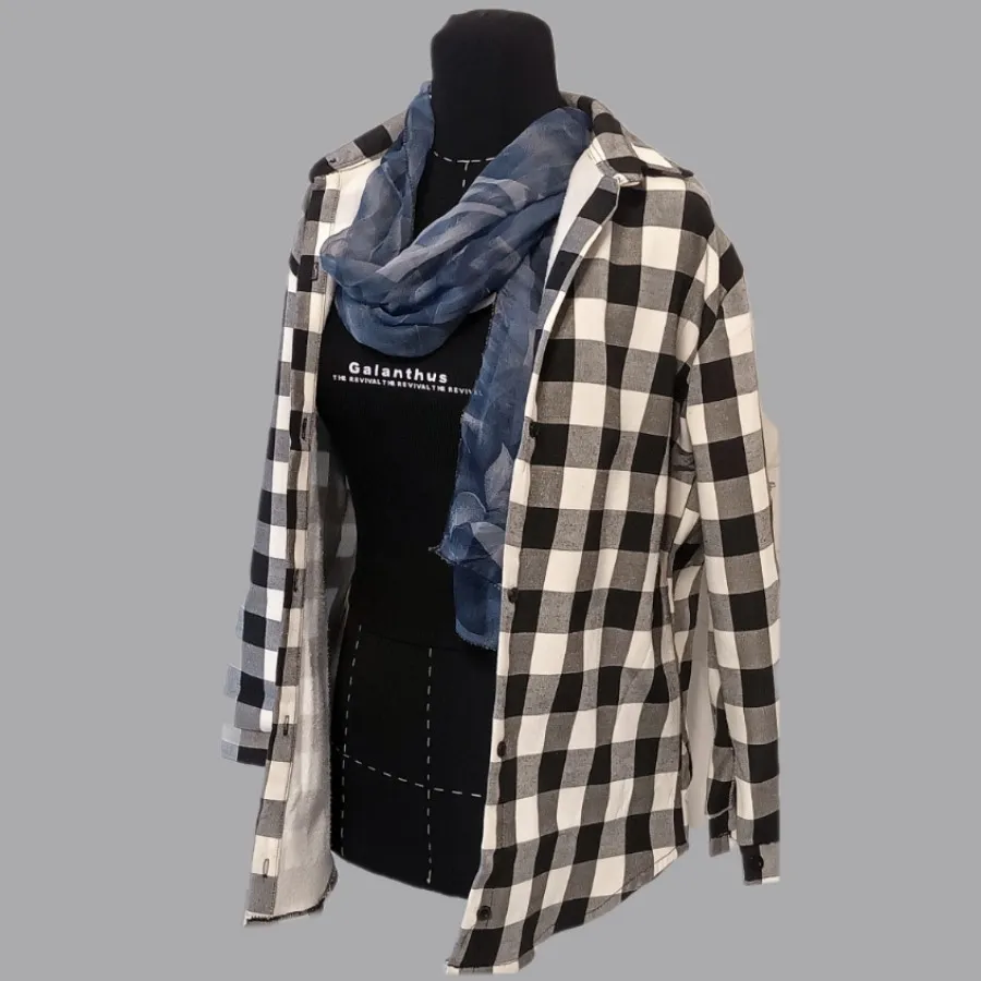 پیراهن چهارخونه