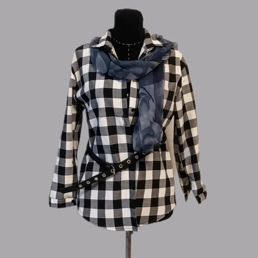 پیراهن چهارخونه