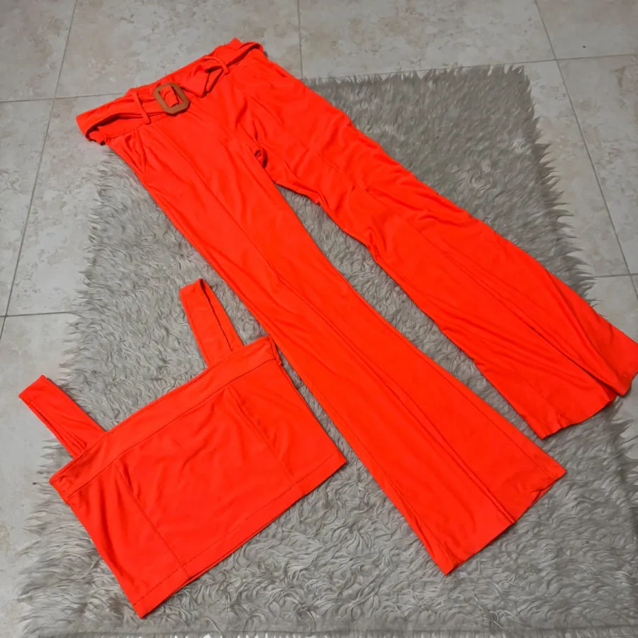 شلوار و نیم تنه نارنجی S