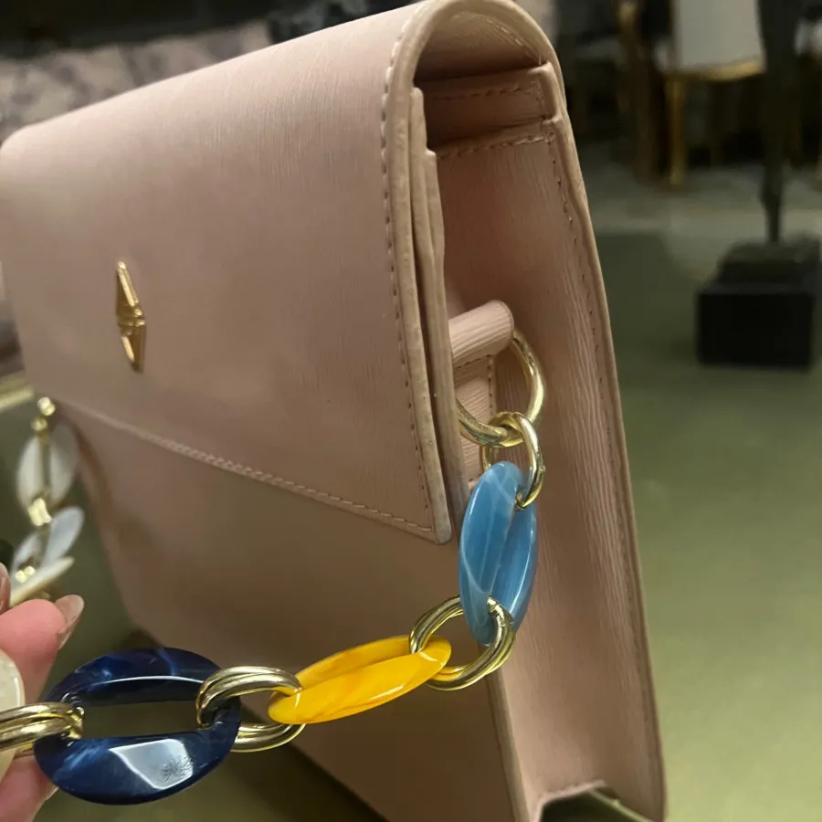 کیف مجلسی صورتی پودری