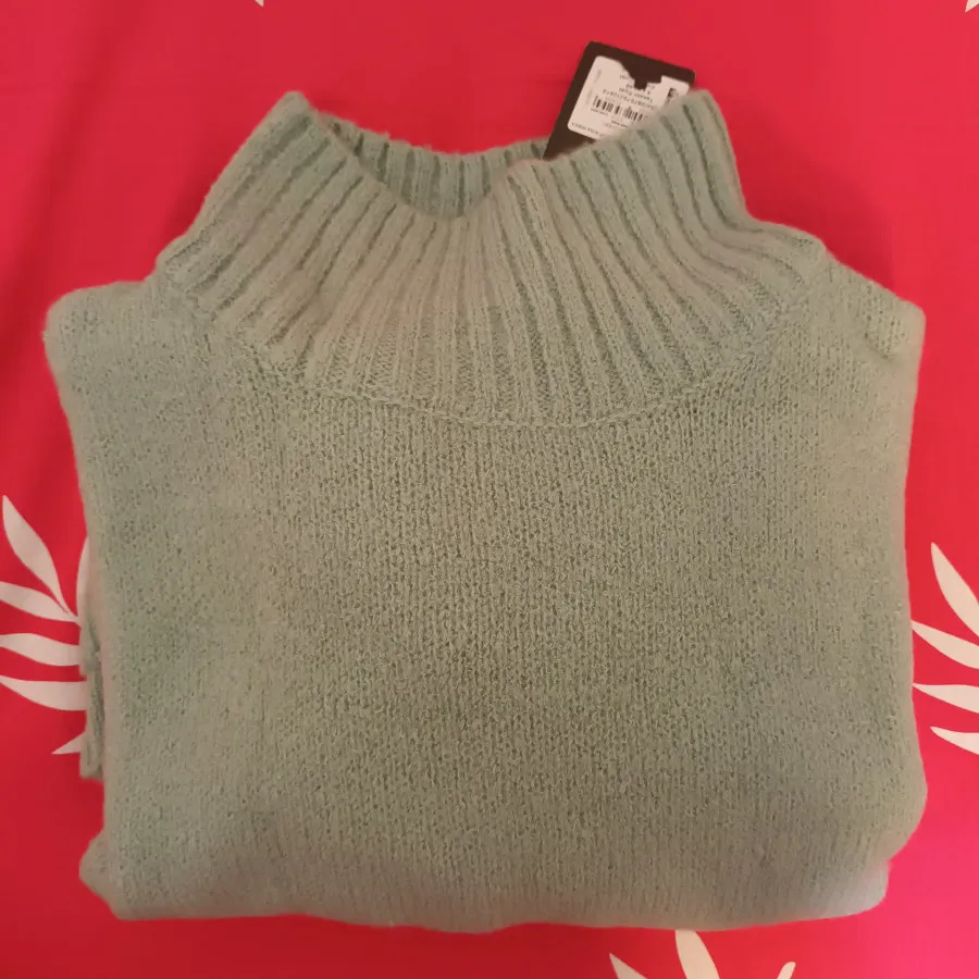 بلوز بافت سبز پاستیلی