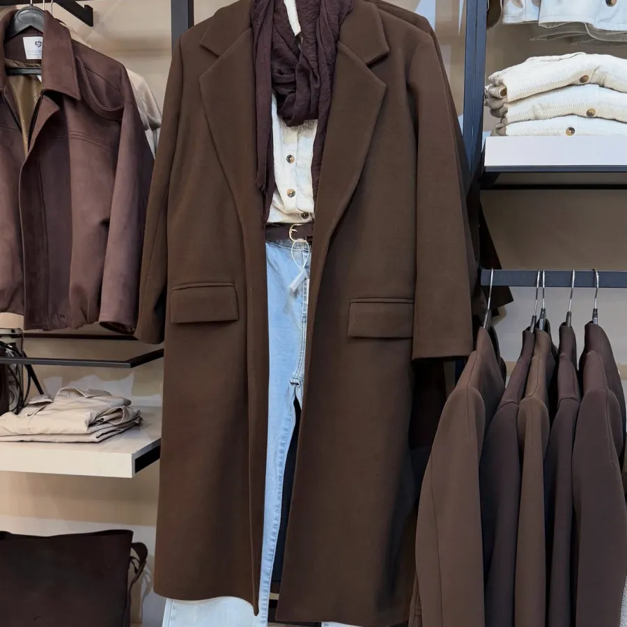 پالتو فوتر بلند تمام آستر