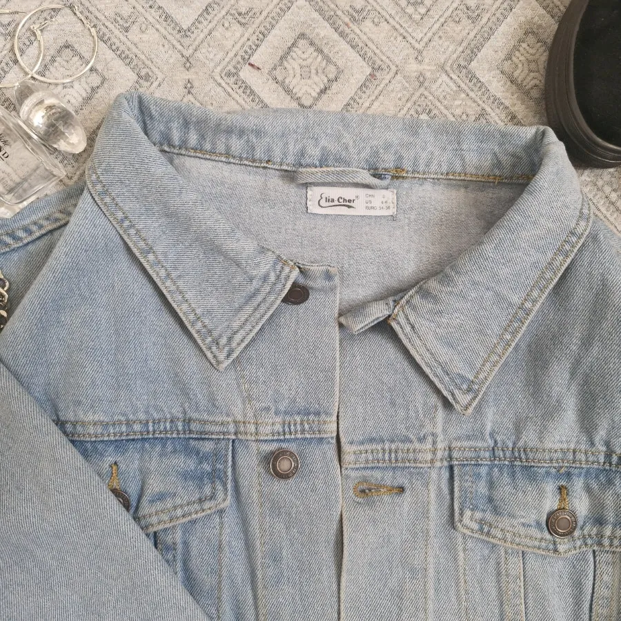 کت جین آبی روشن