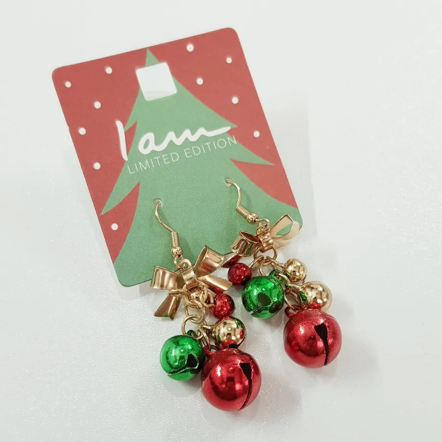 گوشواره عصایی کریسمسی