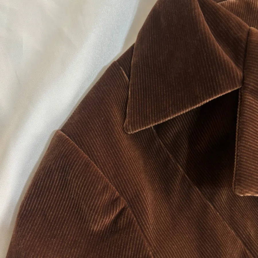 پالتو مخمل کبریتی