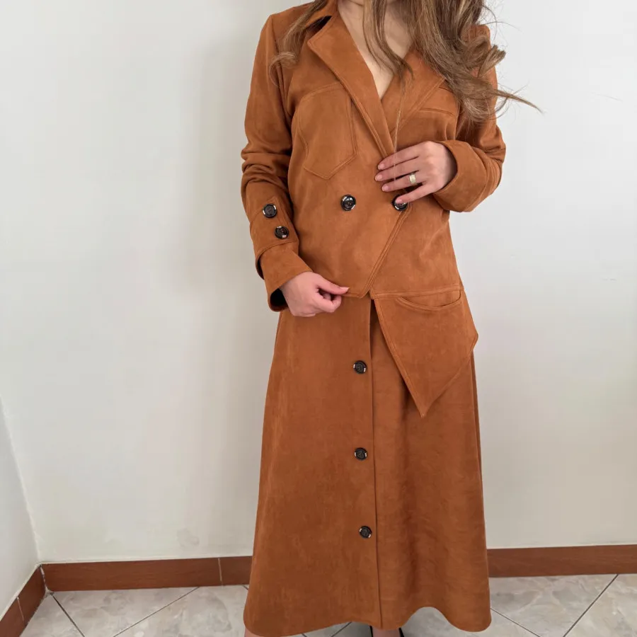 کت دامن سوییت پاییزی