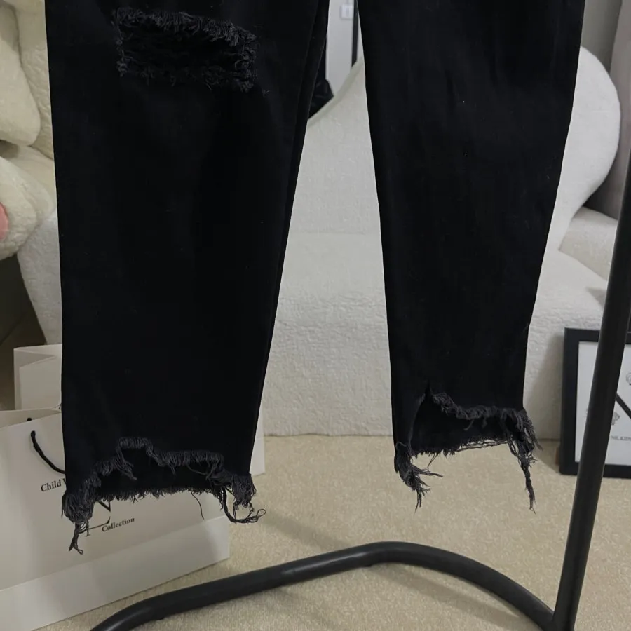 شلوار کتان مشکی