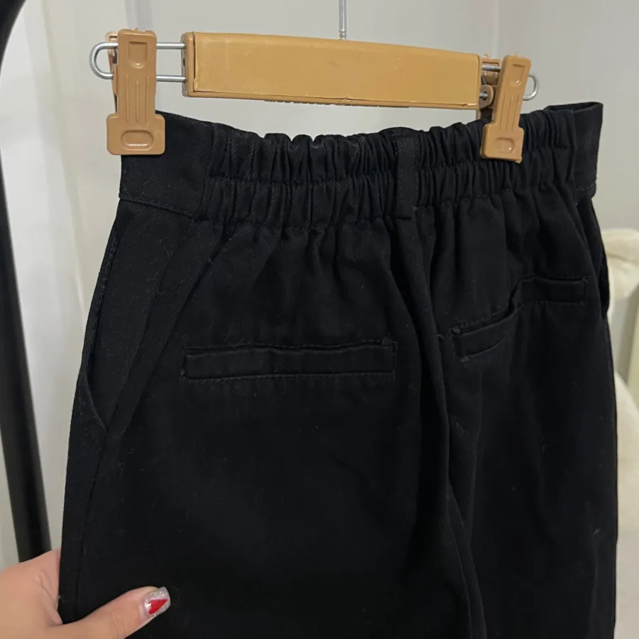 شلوار کتان مشکی