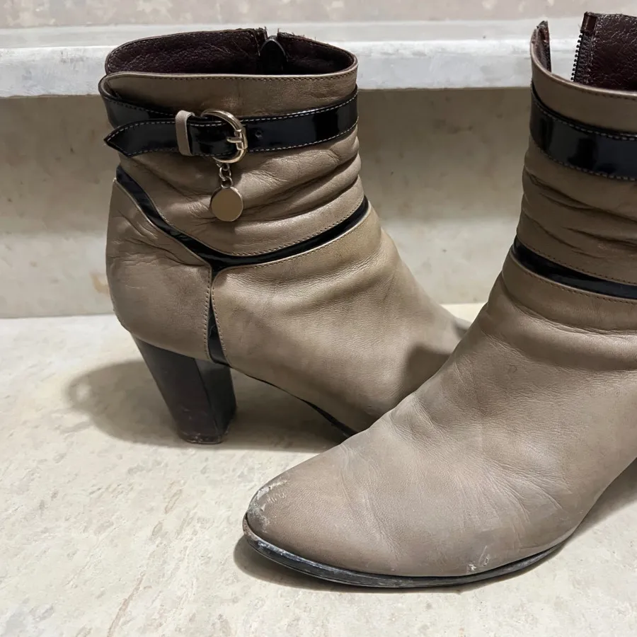 پوتین چرم سیلور