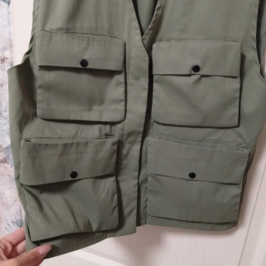 جلیقه نخی و چهار جیبی